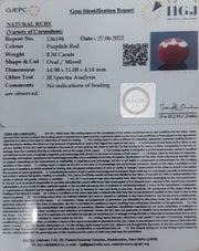 10.28/CT Natural Neo Burma Ruby with Govt. Lab Certificate-4551